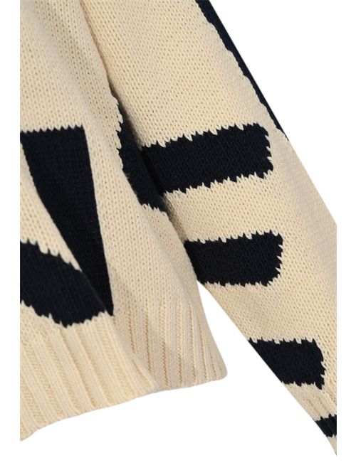 Maglia girocollo WKDCELEBRE in cotone fantasia logo WEEKEND MAX MARA | 2615361171600003